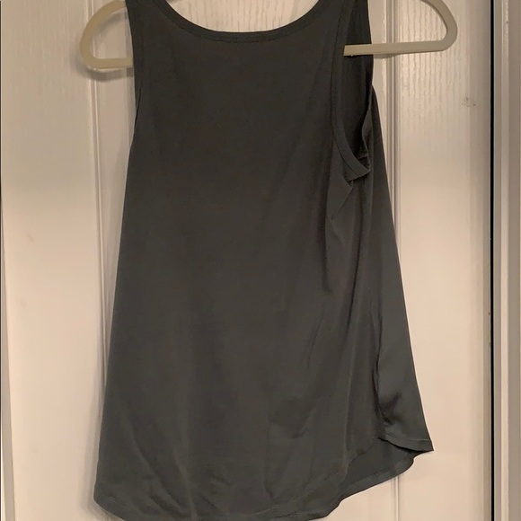 Satin Front, T Shirt Back Tank - Picture 3 of 3